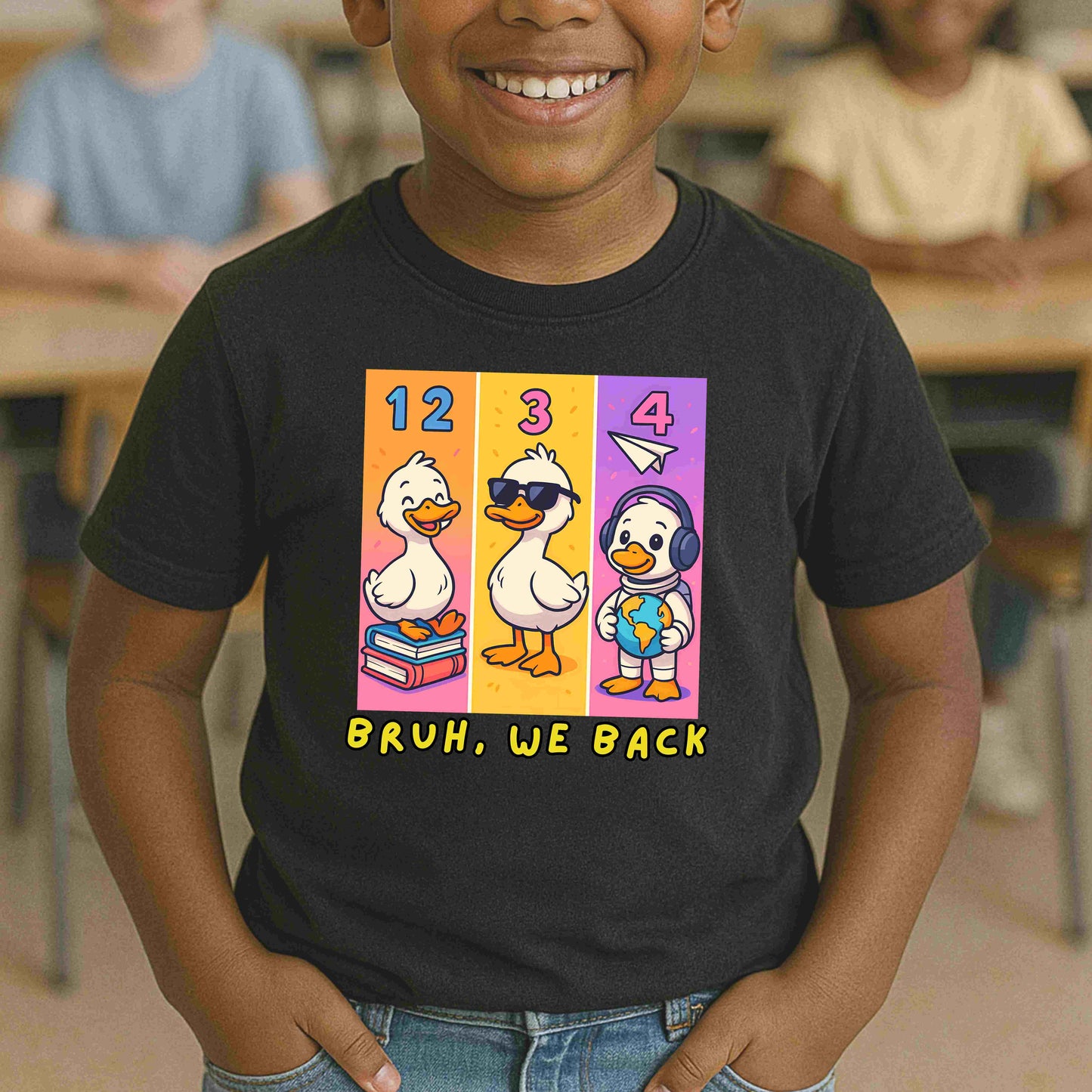 We Back, Back to School Kids T-shirt