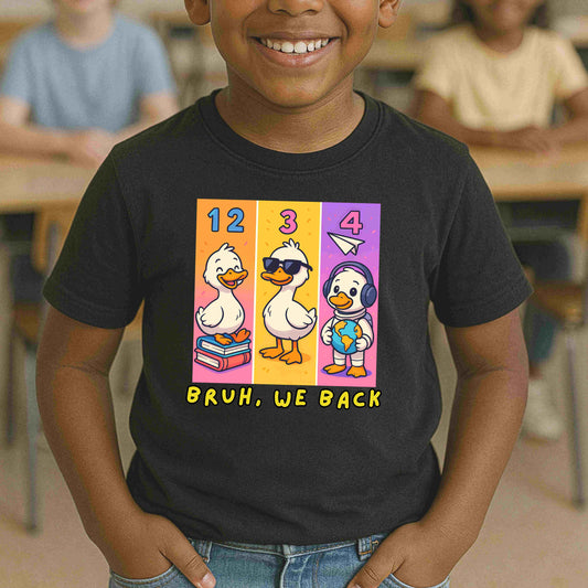 We Back, Back to School Kids T-shirt