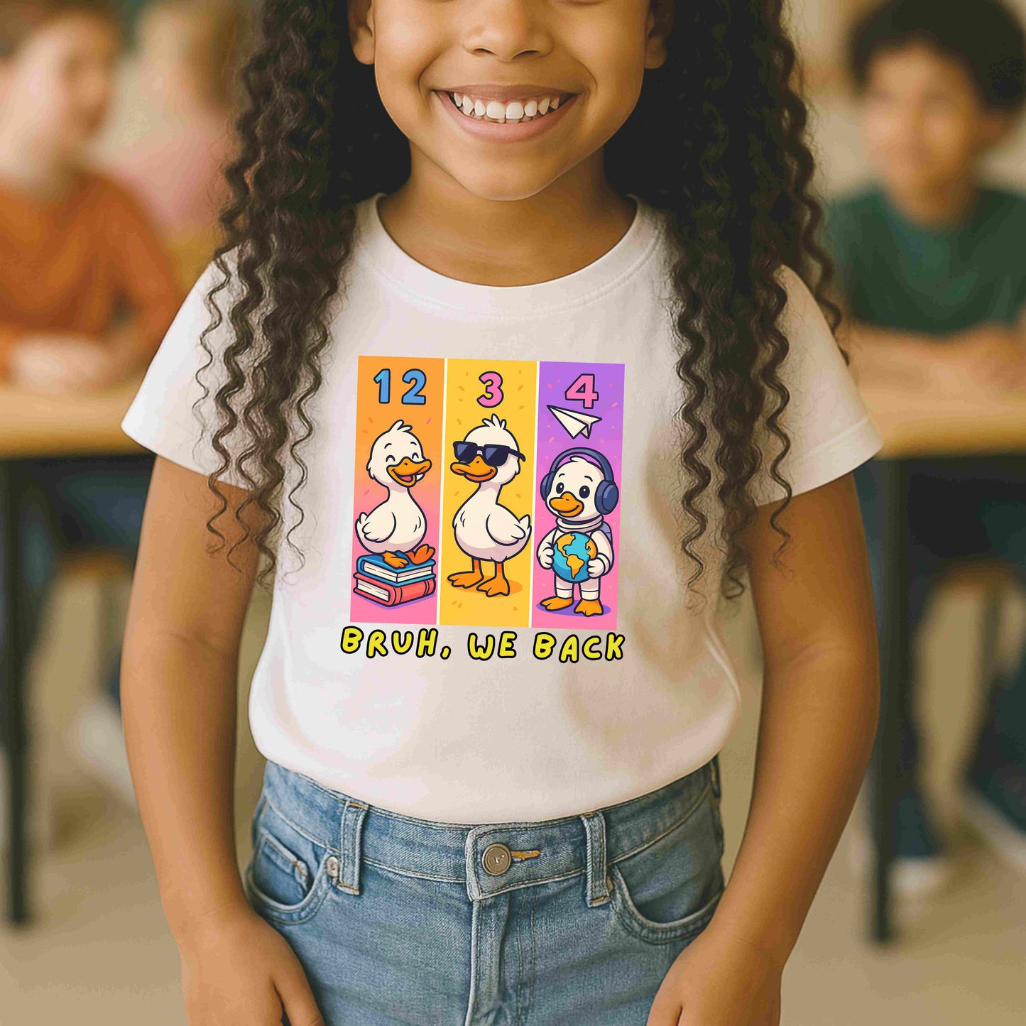 We Back, Back to School Kids T-shirt