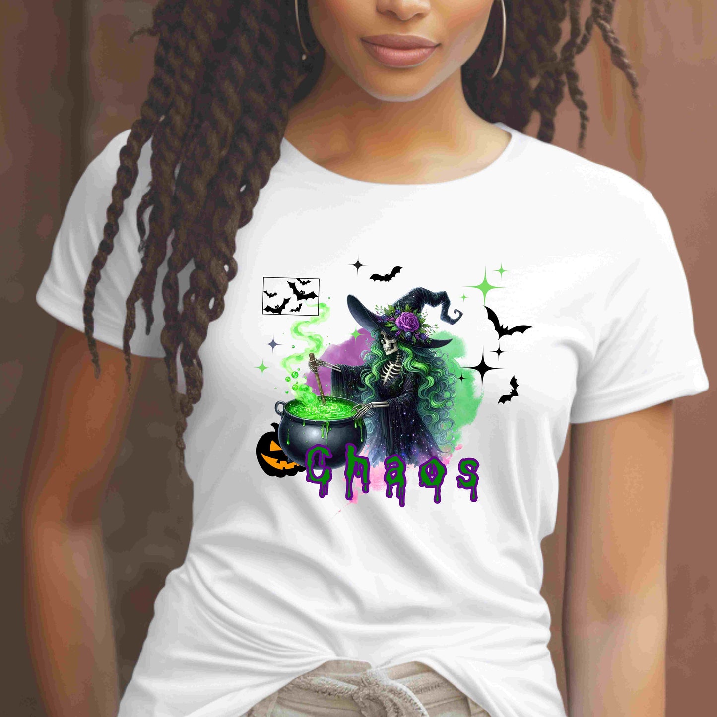Chaos Brewing Witch T-Shirt - Spooky Witch