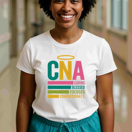 Customizable CNA Caring T-Shirt