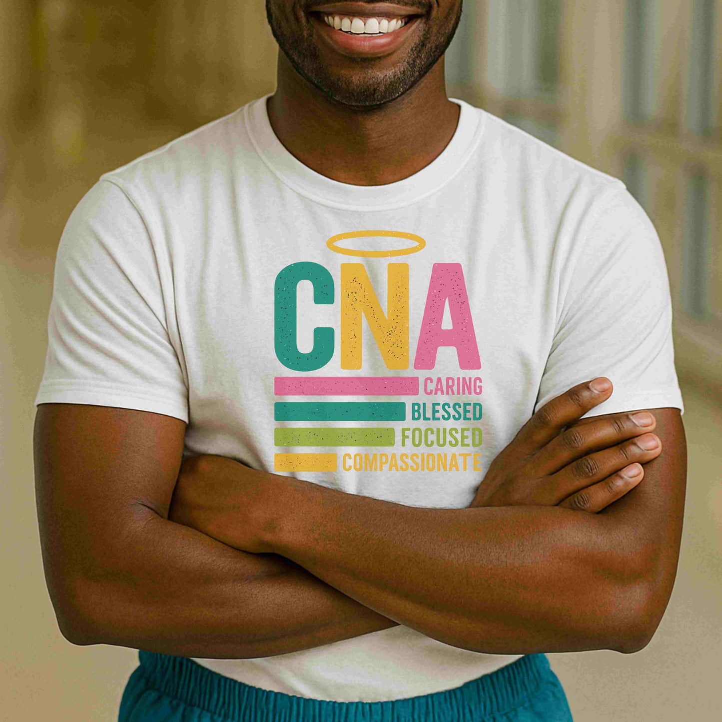 Customizable CNA Caring T-Shirt