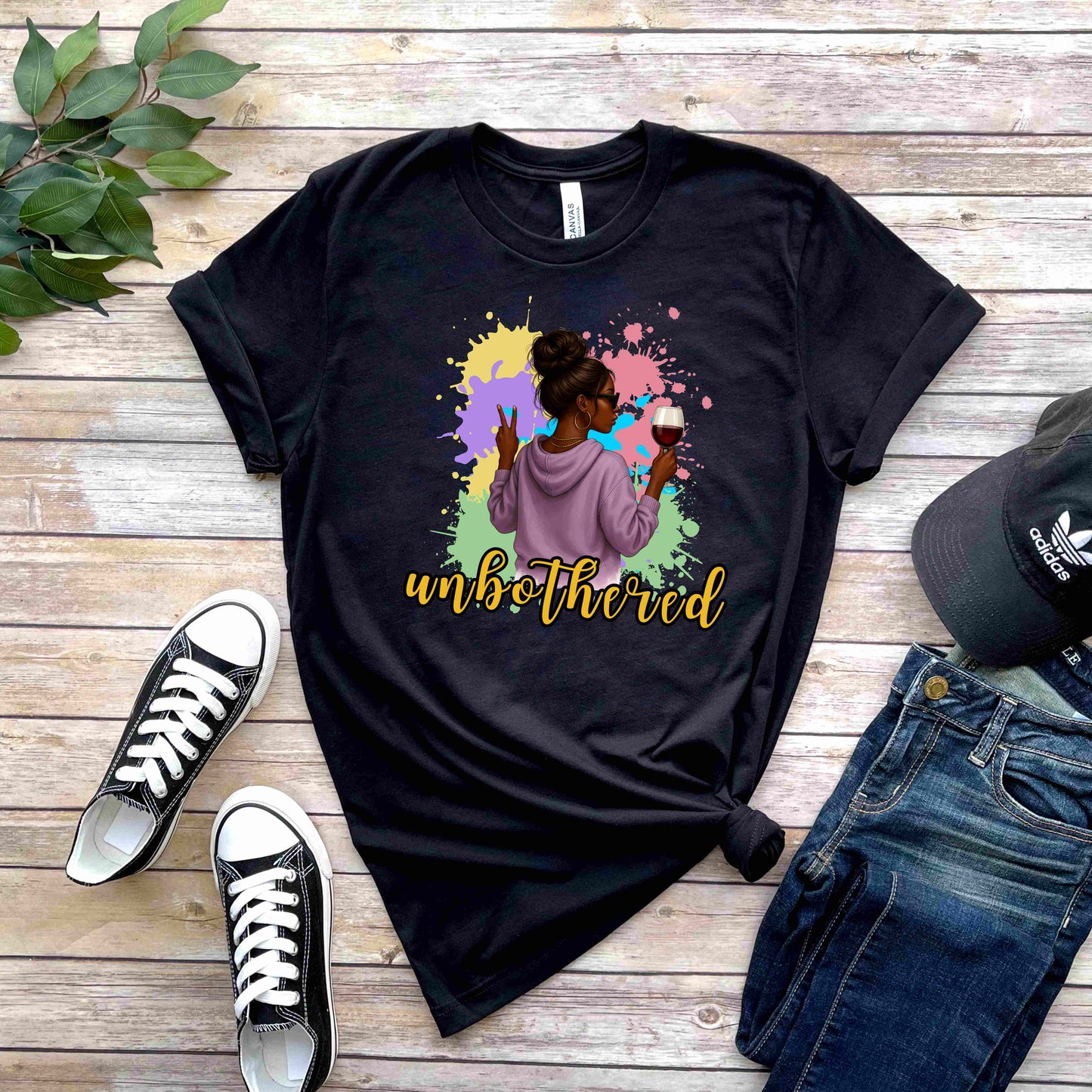 Unbothered Wine T-shirt