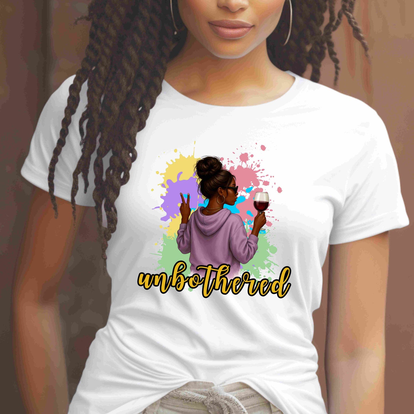 Unbothered Wine T-shirt